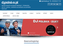 Tablet Screenshot of djpolska.pl